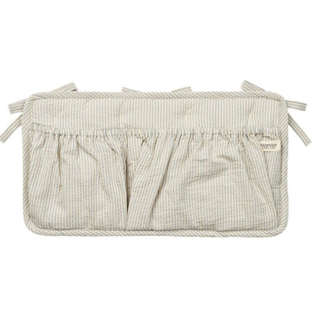 MarMar Sengelomme - 40x24 cm - Blue Stone Stripe