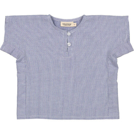 MarMar Skjorte k/æ - Tomba - Navy Stripe