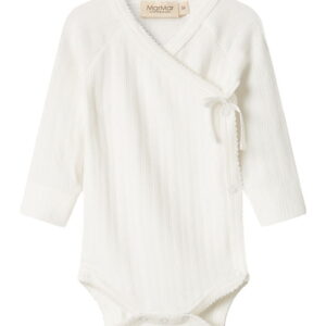 MarMar Slå-om Body l/æ - Rib - Belita - Gentle White