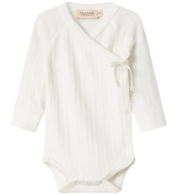 MarMar Slå-om Body l/æ - Rib - Belita - Gentle White