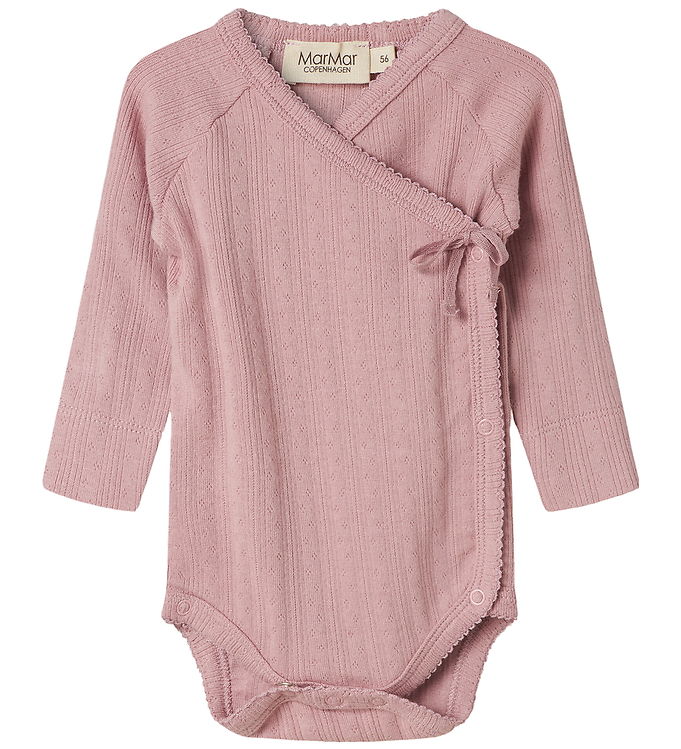 MarMar Slå-om Body l/æ - Rib - Belita - Soft Berry
