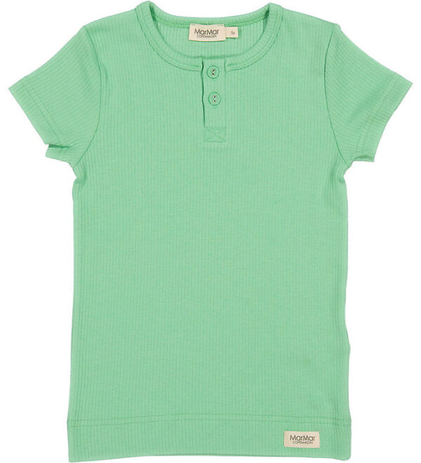 MarMar T-shirt - Rib - Modal - Cale Green