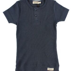 MarMar T-shirt - Rib - Modal - Navy - 1 år (80) - MarMar T-Shirt