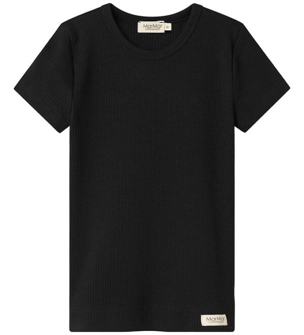 MarMar T-shirt - Rib - Modal - Noos - Sort