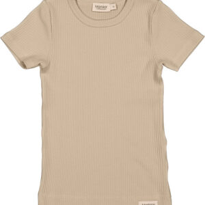 MarMar T-shirt - Rib - Modal - Plain - Stone Wall