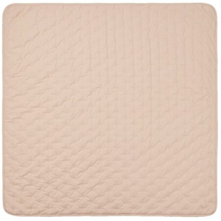 MarMar Tæppe - Quiltet - 120x120 - Alida - Beige Rose