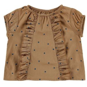 MarMar Top - Twilla - Caramel Dot