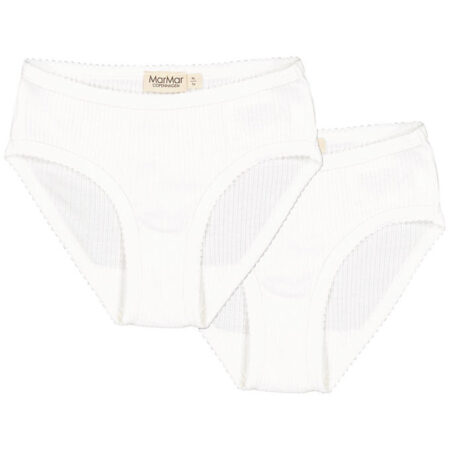 MarMar Underbukser - 2-pak - Rib - Gentle White