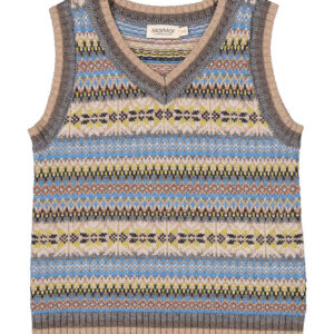 MarMar Vest - Uld/Bomuld - Taj - Fair Isle