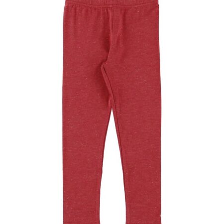 MarMar X-Mas Leggings - Lisa - Rød m. Guldglimmer
