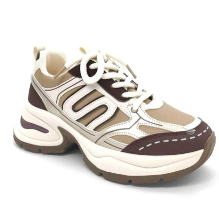 Martina dame sneakers A-103 - Kaki