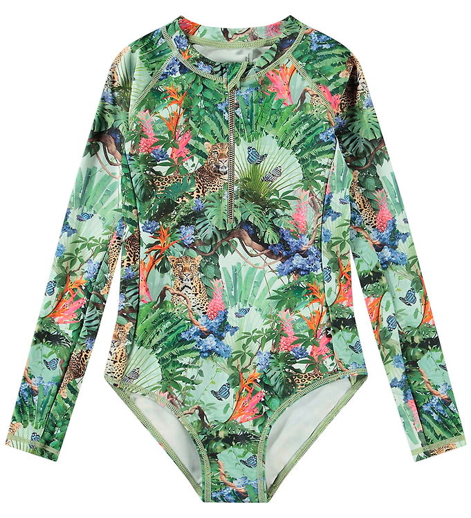 Molo Badedragt - UV50+ - Necky - Green Tropical
