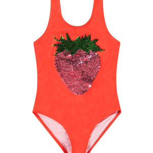 Molo Badedragt - UV50+ - Nika - Glitter Strawberry