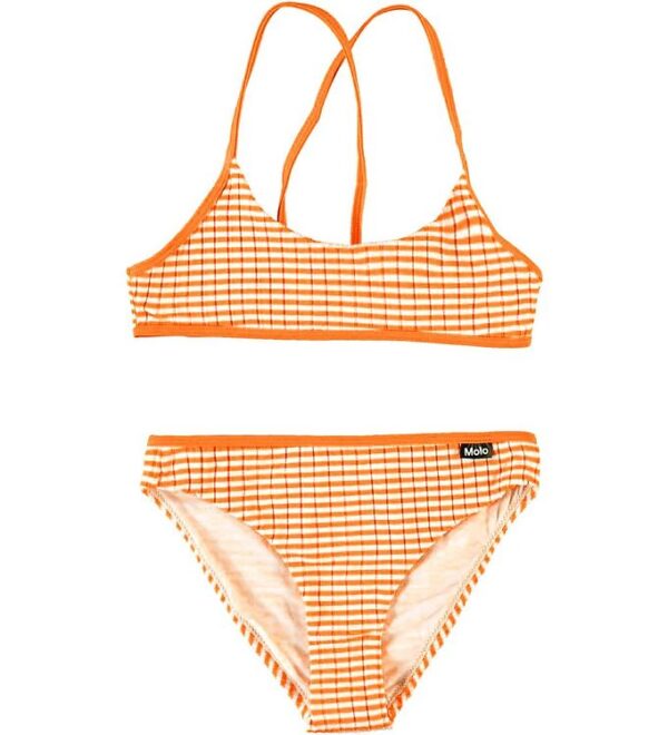 Molo Bikini - UV50+ - Neddy - Orange Stripe - 5-6 år (110-116) - Molo Bikini