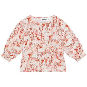 Molo Bluse - Elina - Red Horses