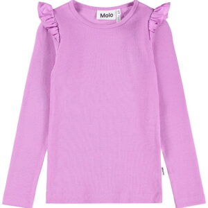 Molo Bluse - Rib - Rasmine - Purple Ray