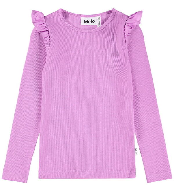 Molo Bluse - Rib - Rasmine - Purple Ray