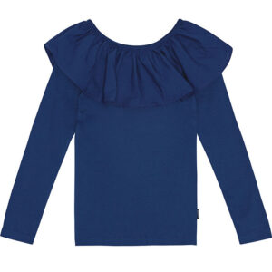 Molo Bluse - Rib - Renate - Vibrant Blue