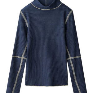 Molo Bluse - Rib - Rennie - Galaxy Blue