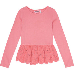 Molo Bluse - Rib - Riana - Flamingo Plume
