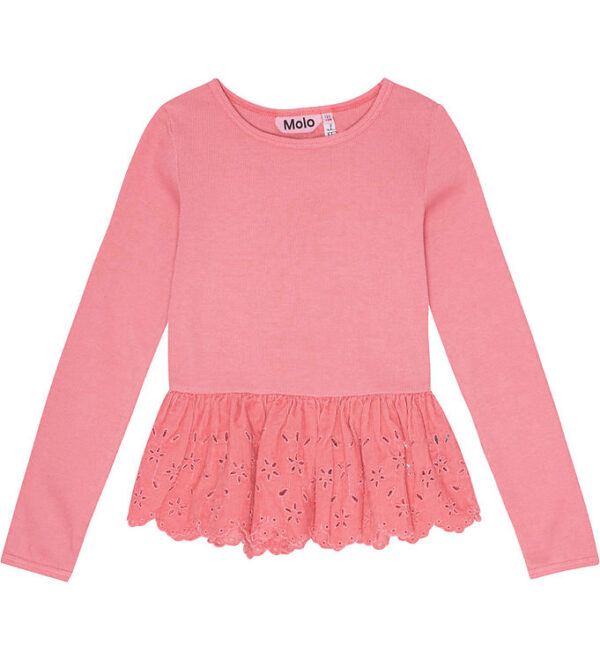 Molo Bluse - Rib - Riana - Flamingo Plume