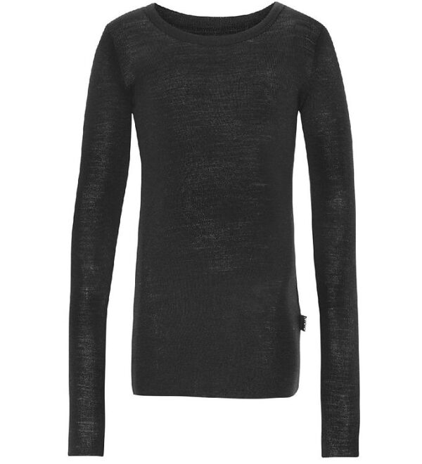 Molo Bluse - Rihanna Wool - Black - 2-3 år (92-98) - Molo Bluse