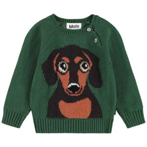 Molo Bluse - Strik - Uld/Bomuld - Dachs Puppy