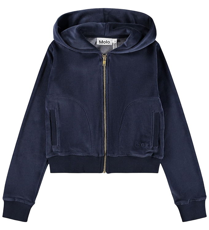 Molo Cardigan - Fløjl - Milla - Navy Blazer