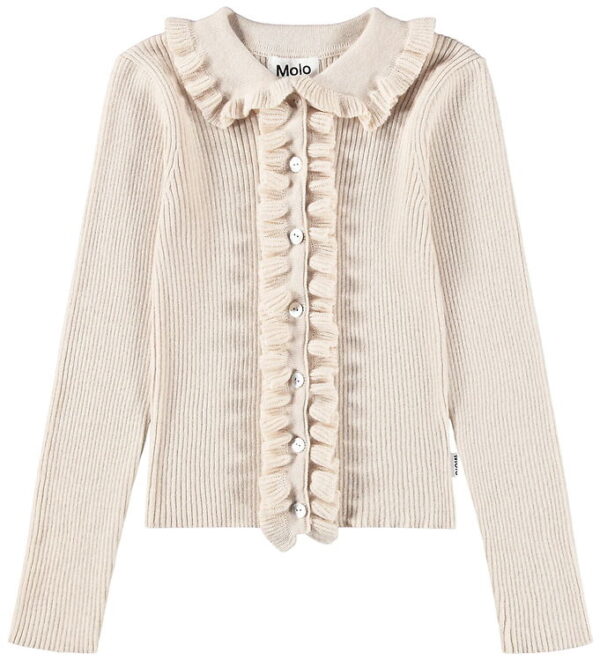 Molo Cardigan - Rib - Gamora - Buttercream