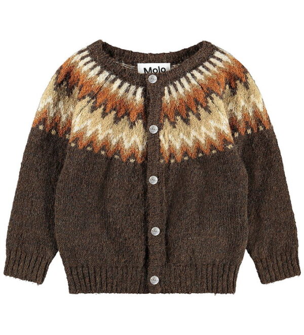 Molo Cardigan - Strik - Uld - Bay - Browns