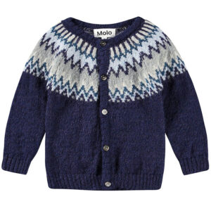 Molo Cardigan - Uld - Bay - Blues