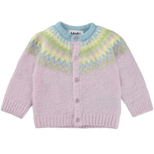 Molo Cardigan - Uld/Polyester - Bay - Alpine Glow