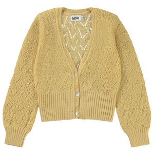 Molo Cardigan - Uld/Polyester - Glory - Pale Sun