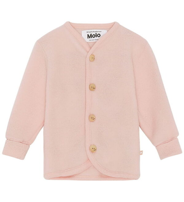Molo Cardigan - Uldfleece - Umber - Wild Rose