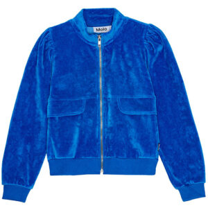 Molo Cardigan - Velour - Malika - Lapis Blue