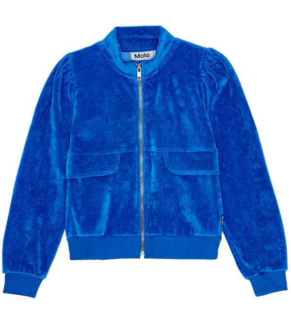 Molo Cardigan - Velour - Malika - Lapis Blue