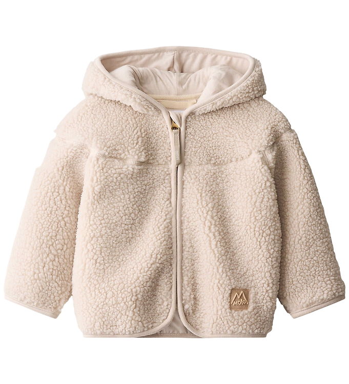 Molo Fleecejakke - Teddy - Ummi - Soft Powder