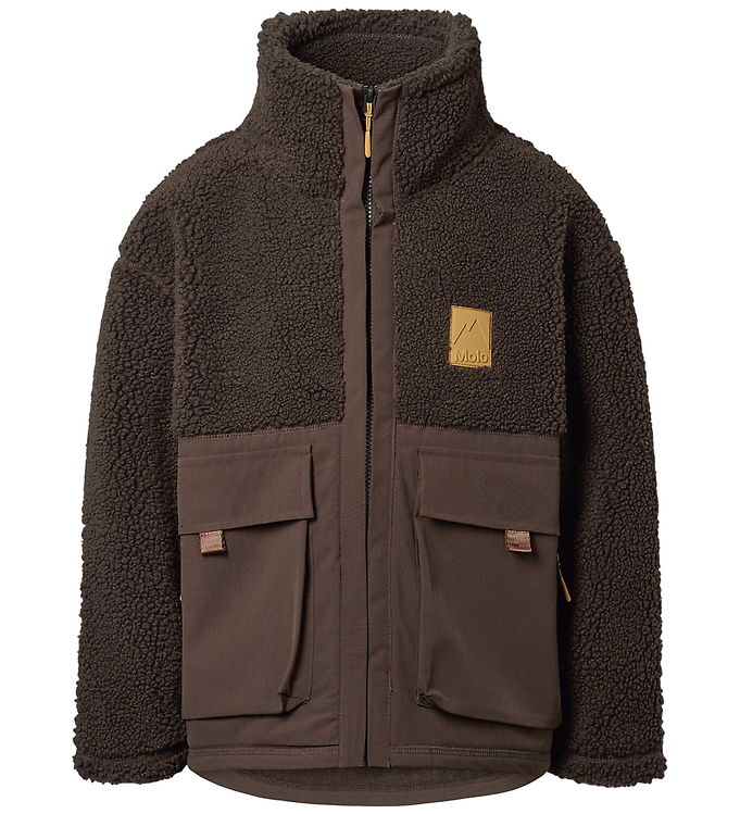Molo Fleecejakke - Teddy - Utha - Bark Brown