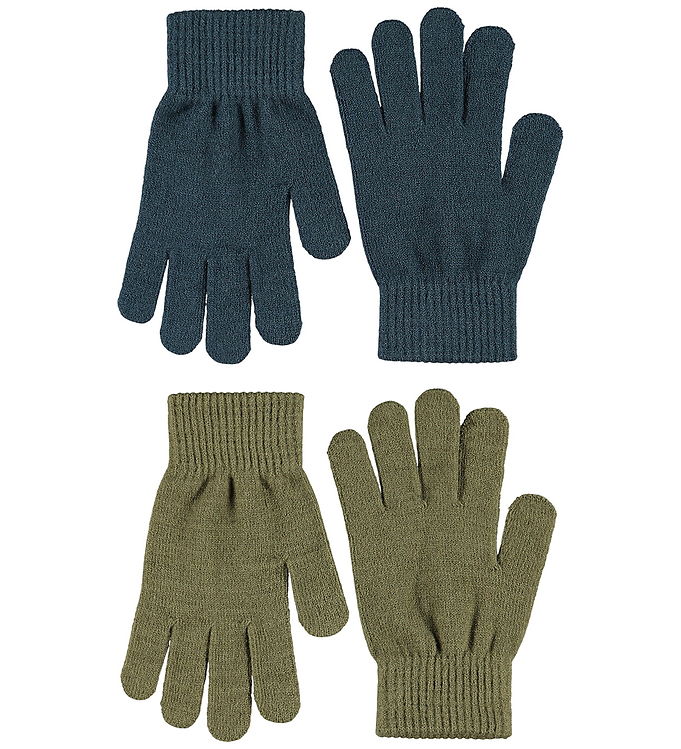 Molo Handsker - Akryl/Uld - Kiddy - 2-pak - Bark Green