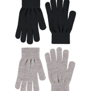Molo Handsker - Akryl/Uld - Kiddy - 2-pak - Grey melange