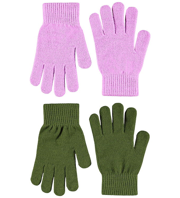 Molo Handsker - Akryl/Uld - Kiddy - 2-pak - Purple Ray