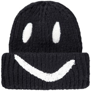 Molo Hue - Strik/Rib - Kim - Sort m. Smiley