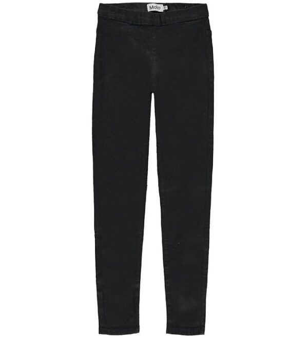 Molo Jeggings - April - Black - 2-3 år (92-98) - Molo Bukser - Jeans