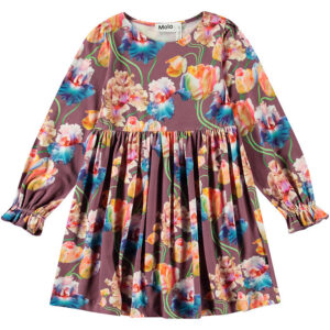 Molo Kjole - Camie - Rainbow Tulips