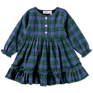 Molo Kjole - Cele - Blue Pine Check