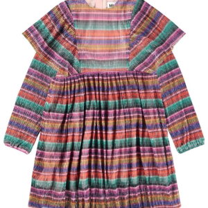 Molo Kjole - Plisseret - Carina - Jewellery Stripe