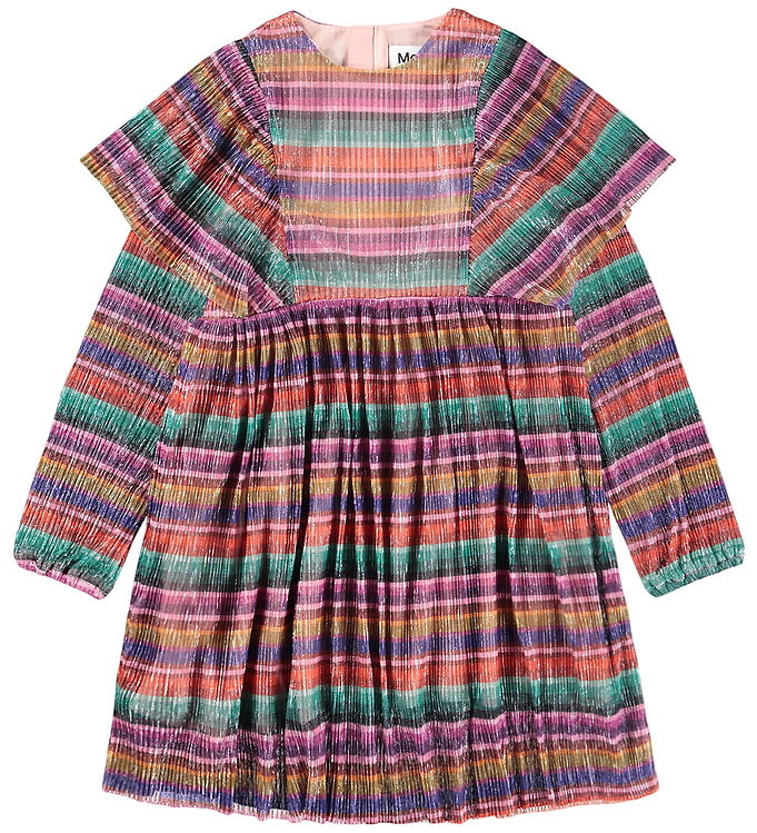 Molo Kjole - Plisseret - Carina - Jewellery Stripe