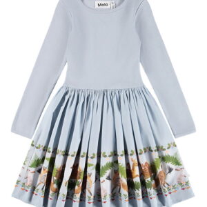 Molo Kjole - Rib - Casie - Forest Border