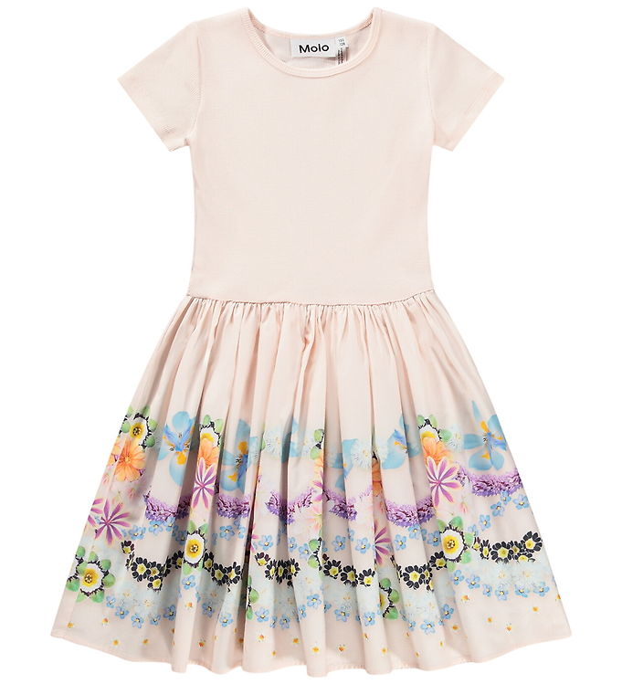 Molo Kjole - Rib - Cissa - Floral Icing