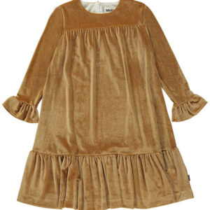 Molo Kjole - Velour - Cilly - Rosie Sand